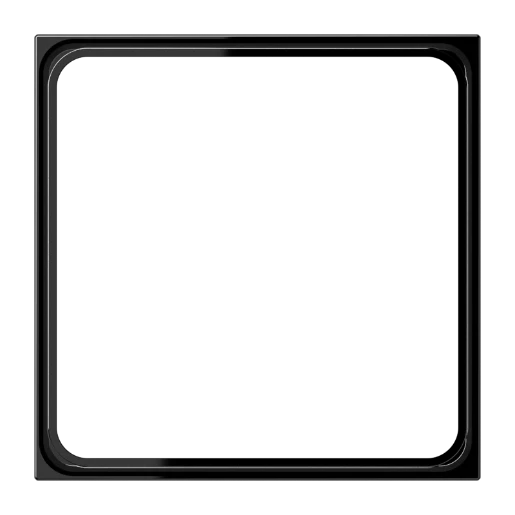 Jung LS range tussenraam ls990 montage cd500 70.5x8.2x70.5mm zwart RAL 9005 LS981ZSW