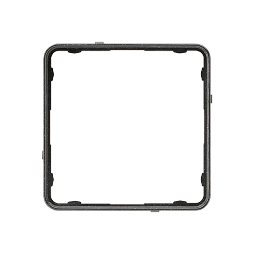 Jung CD range applicatie-raam metallic Kunststof zwart RAL 7021 CDP81SWM