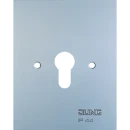 Jung WG 800 Afdekplaat aluminium RAL 9006 6.28WUG