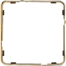 Jung CD range Applicatie-raam Kunststof goud CDP81GGO