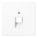 Jung LS range centraalplaat ls990 UAE/IAE 1 connector Zonder label wit LS969-1UAWW