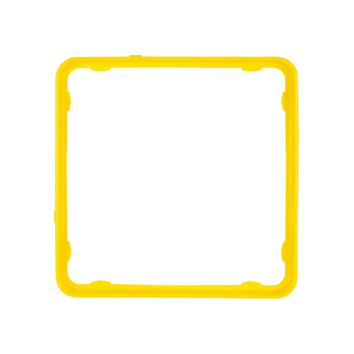 Jung CD range Applicatie-raam Kunststof geel RAL 1023 CDP81GE