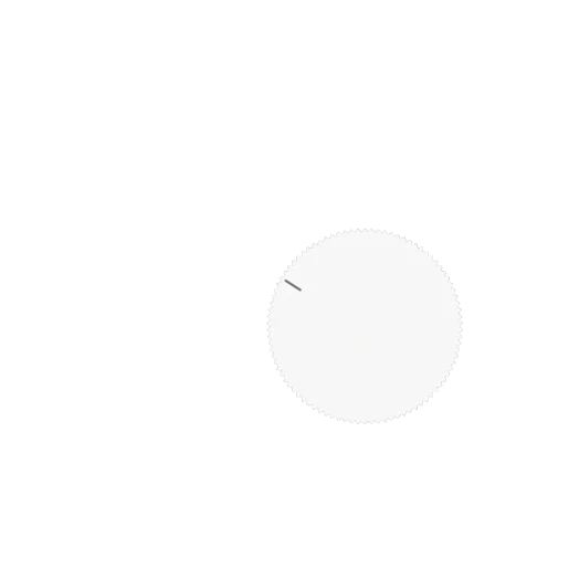 Jung draaiknop alpine wit voor thermische afdekking MSTR231WW