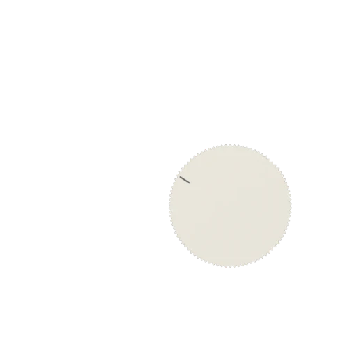 Jung draaiknop wit voor thermische afdekking MSTR231