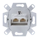 Jung Aansluitdoos 2x8-polig Cat6 Basiselement 2 connectoren UAE8-8UPOK6