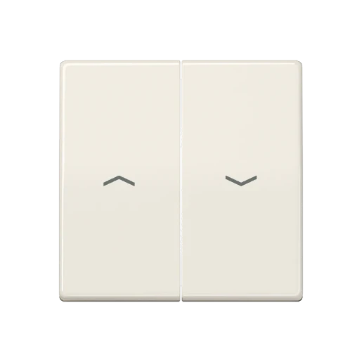 Jung AS range Centraalplaat + schakelwip tweedelige wip wit RAL 1013 AS591-5PBF