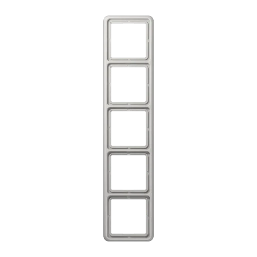 Jung CD range afdekraam cd500 5-voudig Horizontaal en verticaal Grijs RAL 7035 IP21 CD585WULG