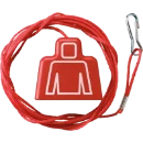 Jung NaV Bedieningselement trekkoord rood RAL 3003 ZS-34KO5S