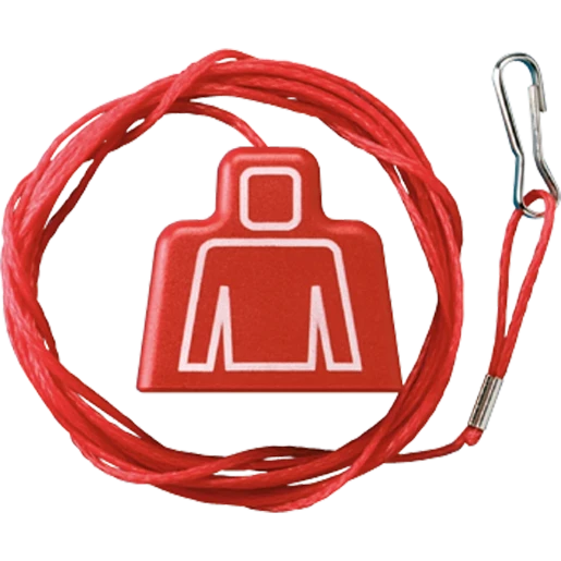 Jung NaV Bedieningselement trekkoord rood RAL 3003 ZS-34KO5S