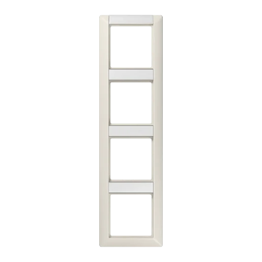 Jung AS range afdekraam as500 4-voudig Verticaal Wit RAL 1013 IP21 AS584NA