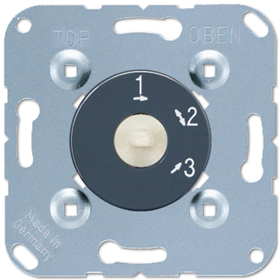 Jung 3-stappenschakelaar zonder nulstand inbouw Schakeling 2 - 1 - 3 16A 250V 1101-3