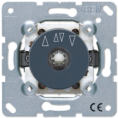 Jung sokkel jaloezie draaischakelaar impulsgever Draaiknop 1P IP2X 1234.10