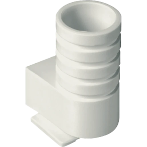 Jung NaV kanaalinvoerstuk voor buis 16mm wit RAL 1013 13