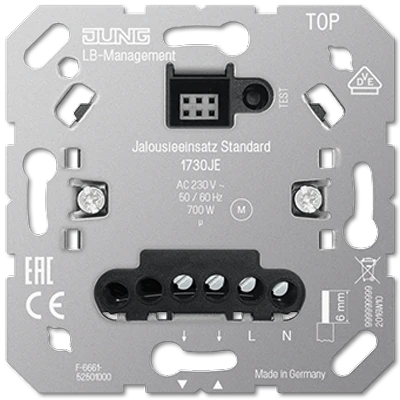 Jung Jaloezieschakelaar standaard Wip IP2X 1730JE
