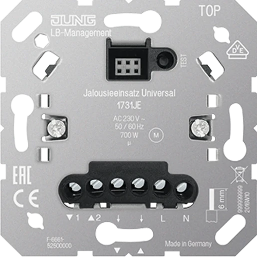 Jung Jaloezieschakelaar universeel Wip IP2X 1731JE