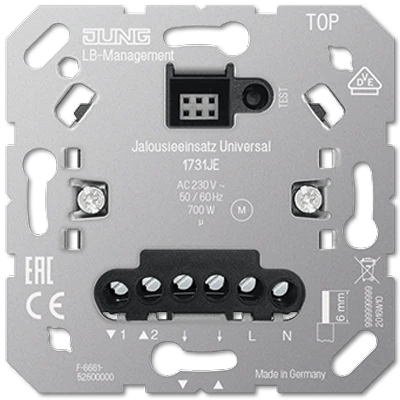Jung Jaloezieschakelaar universeel Wip IP2X 1731JE