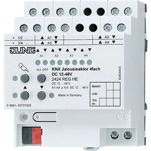 Jung KNX actor jaloezie 4-voudig DC 12-48 V