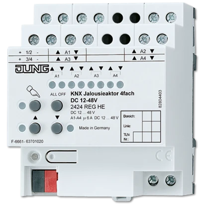 Jung KNX actor jaloezie 4-voudig DC 12-48 V