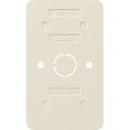 Jung AP 600 Bodemplaat schakelmateriaal 2-voudig Horizontaal en verticaal Glanzend wit RAL 1013 328-622