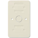 Jung AP 600 Bodemplaat schakelmateriaal 2-voudig Horizontaal en verticaal Glanzend wit RAL 1013 328-622