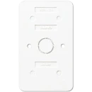 Jung AP 600 Bodemplaat schakelmateriaal 2-voudig Horizontaal en verticaal Glanzend wit RAL 9016 328-622WW