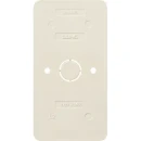 Jung AP 600 Bodemplaat schakelmateriaal 2-voudig Horizontaal en verticaal Glanzend wit RAL 1013 328-676