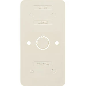 Jung AP 600 Bodemplaat schakelmateriaal 2-voudig Horizontaal en verticaal Glanzend wit RAL 1013 328-676