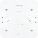 Jung AP 600 Bodemplaat schakelmateriaal 1-voudig Horizontaal en verticaal Glanzend wit RAL 9016 328WW