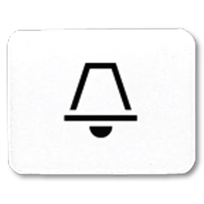 Jung inzetstuk contactdoos alpine wit 500 / ap600 bel Symbool 