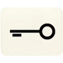 Jung inzetststuk contactdoos /ls/wg600/ap sleutel Symbool 