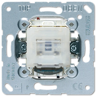 Jung tip-controleschakelaar Tweepolige schakelaar inbouw 10AX IP20 502KOTU