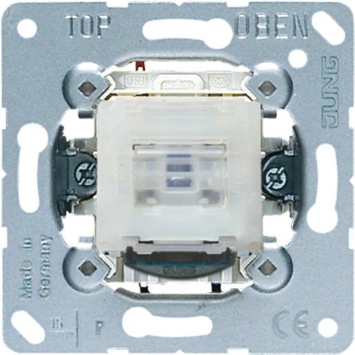 Jung tip-controleschakelaar Tweepolige schakelaar inbouw 10AX IP20 502KOTU