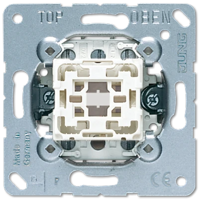 Jung impulsdrukker 2 maakcontact + nulstand inbouw groepen drukcontact Wip 531-41U