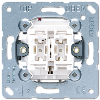 Jung impulsdrukker maakcontact inbouw serie drukcontact Wip 535EU