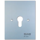 Jung WG 800 Afdekplaat aluminium RAL 9006 6.28WUG