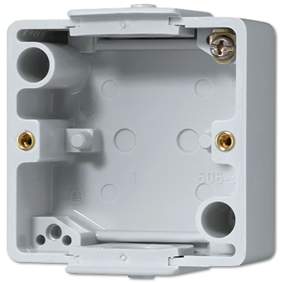 Jung WG 600 Onderkast 1-voudig grijs Horizontaal en verticaal 600