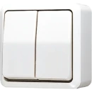 Jung AP 600 wipschakelaar Serieschakelaar opbouw 10AX wit RAL 9016 IP20 605AWW