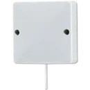 Jung WG 600 trekschakelaar zonder onderkast Wisselschakelaar opbouw 10AX grijs IP44 606Z