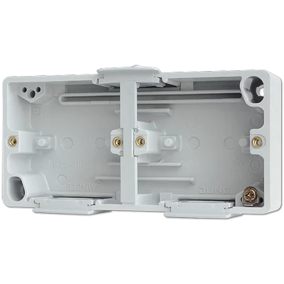 Jung WG 600 Onderkast 2-voudig grijs Horizontaal J622