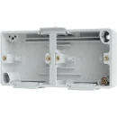 Jung WG 600 Onderkast 2-voudig grijs Horizontaal J622