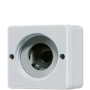 Jung WG 600 Lichtsignaal armatuur Basiselement 230V opbouw grijs IP44 637-10W