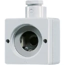 Jung WG 600 Lichtsignaal armatuur Basiselement 230V opbouw grijs IP44 637-10W