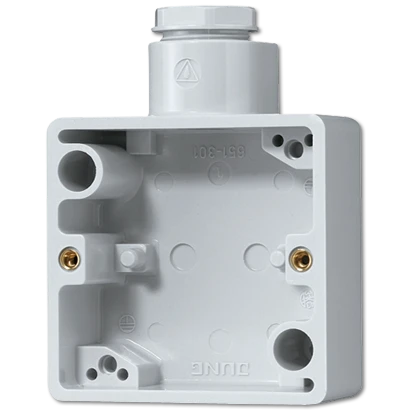 Jung WG 600 Onderkast 1-voudig grijs Horizontaal en verticaal 651