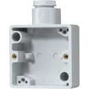 Jung WG 600 Onderkast 1-voudig grijs Horizontaal en verticaal 651
