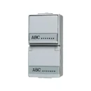 Jung WG 600 combinatie wandcontactdoos + ra + tekstveld wissel opbouw grijs IP44 676NAW