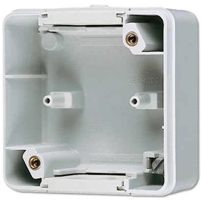 Jung WG 800 Onderkast 1-voudig grijs Horizontaal en verticaal J800