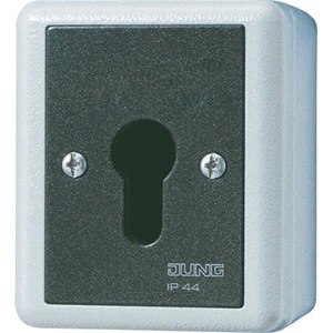 Jung WG 800 Jaloezieschakelaar Sleutel 2P IP44 806.28G