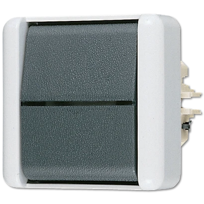 Jung WG 800 wipschakelaar zonder onderkast Kruisschakelaar opbouw 10AX grijs RAL 7035 IP44 807E