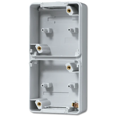 Jung WG 800 Onderkast 2-voudig grijs Verticaal J820