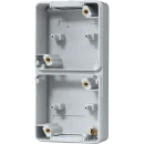 Jung WG 800 Onderkast 2-voudig grijs Verticaal J820